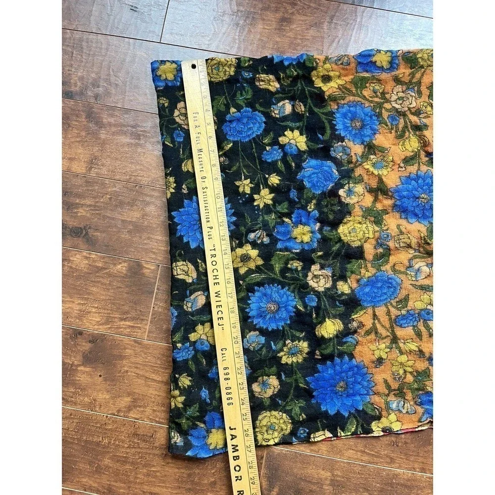 Y2K Colorful Floral Bring Infinity Scarf High Quality Boho